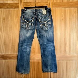 Rock Revival Men's Tucker Boot 34 X 29 **see photo of wear**